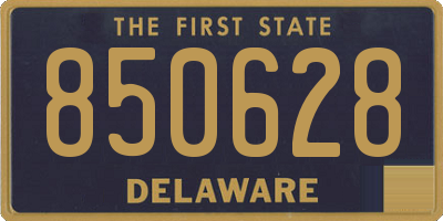 DE license plate 850628
