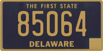 DE license plate 85064