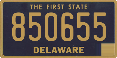 DE license plate 850655