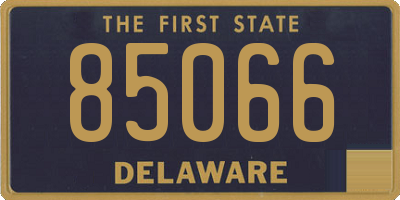 DE license plate 85066