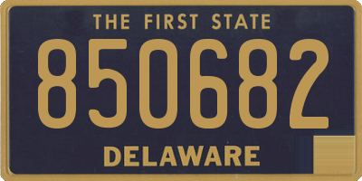 DE license plate 850682