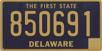 DE license plate 850691