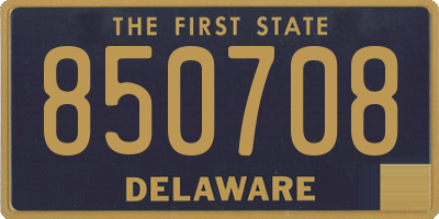 DE license plate 850708