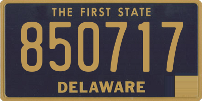 DE license plate 850717