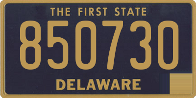 DE license plate 850730