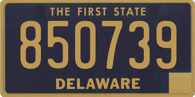 DE license plate 850739