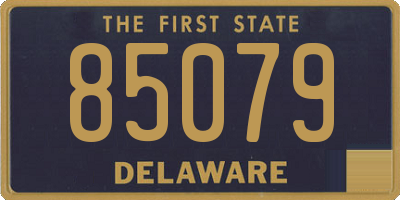 DE license plate 85079