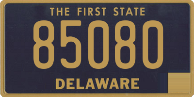 DE license plate 85080
