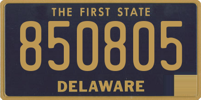 DE license plate 850805