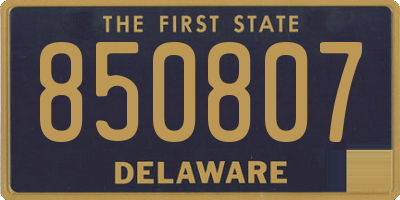 DE license plate 850807