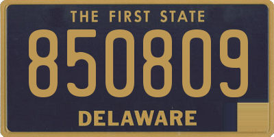 DE license plate 850809