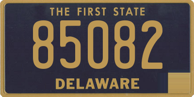 DE license plate 85082