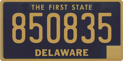 DE license plate 850835