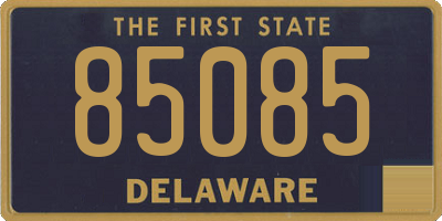 DE license plate 85085