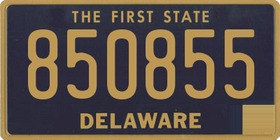 DE license plate 850855