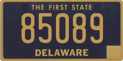 DE license plate 85089