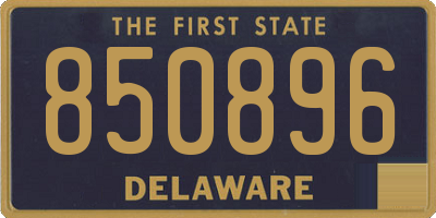 DE license plate 850896