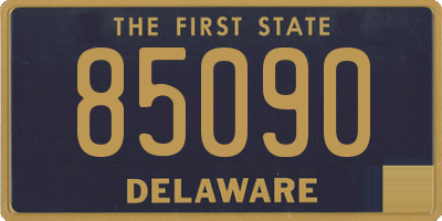 DE license plate 85090