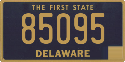DE license plate 85095