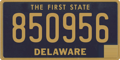 DE license plate 850956