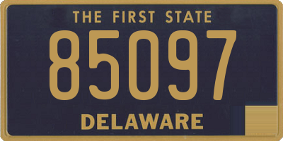 DE license plate 85097