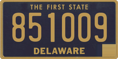 DE license plate 851009
