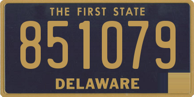 DE license plate 851079