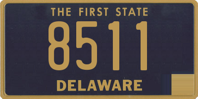 DE license plate 8511