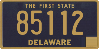 DE license plate 85112
