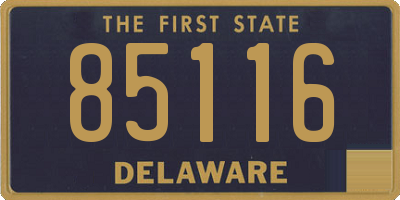 DE license plate 85116