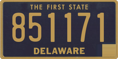 DE license plate 851171