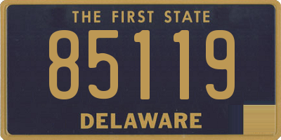 DE license plate 85119