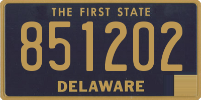 DE license plate 851202
