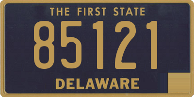 DE license plate 85121