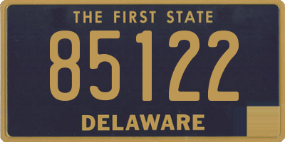 DE license plate 85122