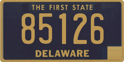 DE license plate 85126