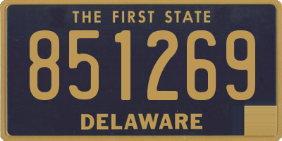 DE license plate 851269