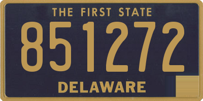 DE license plate 851272