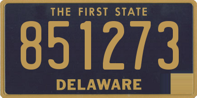 DE license plate 851273
