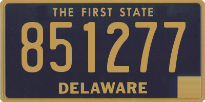 DE license plate 851277