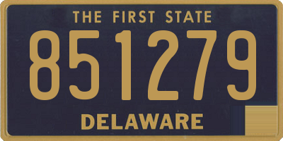 DE license plate 851279