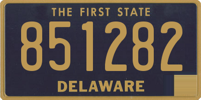 DE license plate 851282