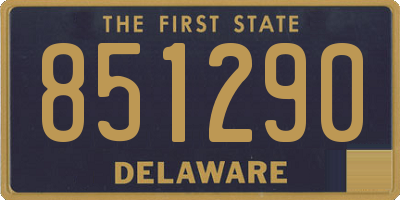 DE license plate 851290