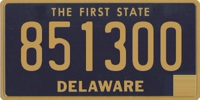 DE license plate 851300