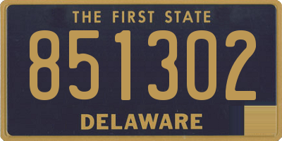 DE license plate 851302