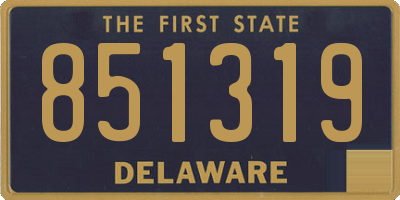 DE license plate 851319