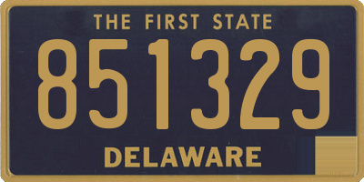 DE license plate 851329