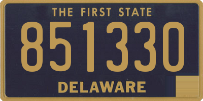 DE license plate 851330