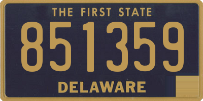 DE license plate 851359