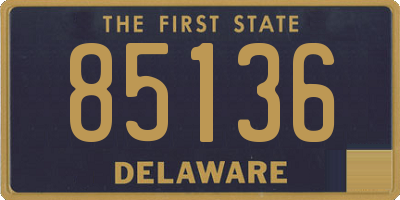 DE license plate 85136